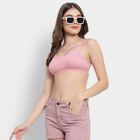 Ladies' Non-Padded Bra, Light Pink, small